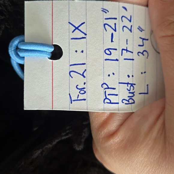 FOREVER 21 crocheted top black dress - Picture 5 of 5